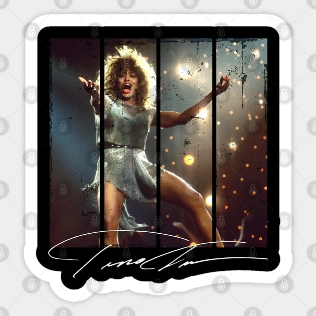 Tina Turner Action Sticker by sungkemdisek